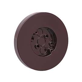 Carlon 5080-BROWN Outlet Box Cover, Round, Urea
