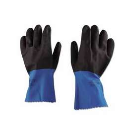 StanZoil NL-34 Gloves, Blue/Black, Rough Finish, X-Large