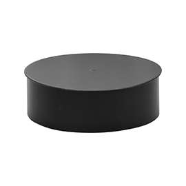 Imperial BM0030 Round End Cap, 7 in Dia, Black