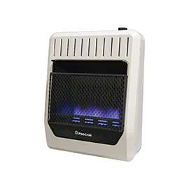 ProCom Heating MGT20BF Ventless Blue Flame Heater, 20,000 Btu, 950 sq-ft Heating Area, Liquid Propane