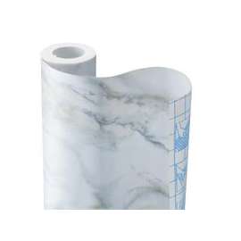 Con-Tact 09F-C9533-12 Contact Paper, 9 ft L, 18 in W, Marble White