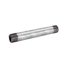 B & K 571-080BC Pipe Nipple, 4 in, Threaded, Steel, SCH 40 Schedule, 8 in L
