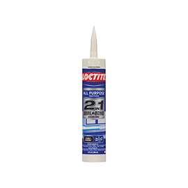 Loctite POLYSEAMSEAL 2137996 Adhesive Caulk, Almond, 5 to 7 days Curing, 40 to 100 deg F, 10 oz Cartridge