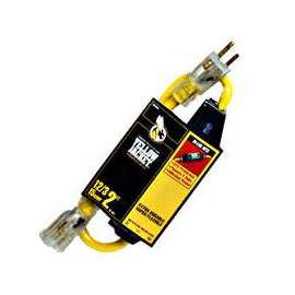 CCI 2817 Extension Cord, 2 ft Cable, 15 A, 125 V, Yellow