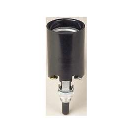 Leviton 4155 Lamp Holder, 250 V, 660 W, Phenolic Housing Material, Black