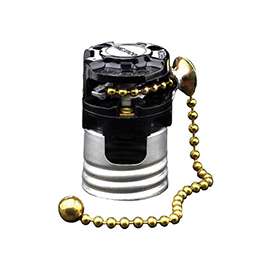 Leviton 19980-M Lamp Holder, 250 V, 660 W, Phenolic Housing Material, Black/Silver