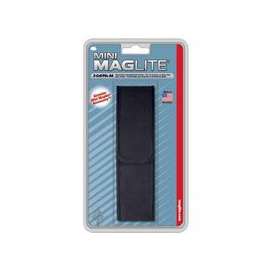 Holsters, Full Flap, For Use With 2-AA Flashlights, Black, Nylon