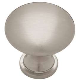 1-1/4" Sat NI RND Knob