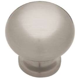 1-1/8" Sat NI RND Knob