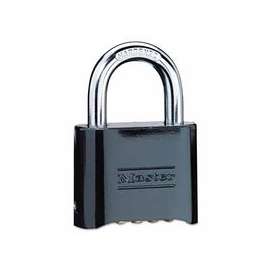 No. 178 Solid Brass Combination Padlocks, 5/16 in Diam., 1 in L X 1 in W, Brass