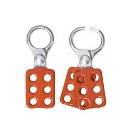 Safety Series Lockout Hasps, 1 1/2 in W x 4 3/8 in L, 1 in Jaw dia.