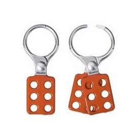 Safety Series Lockout Hasps, 2 in W x 4 7/8 in L, 1 1/2 Jaw dia.