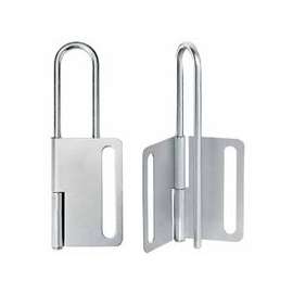Safety Series Lockout Hasps, 2 3/8 in W x 6 5/8 in L, 1 in Jaw dia.