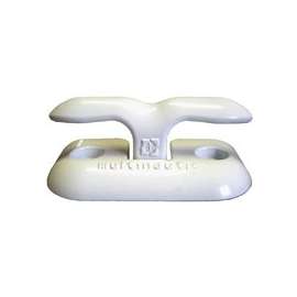 Multinautic 15112 Flip Up Cleat, Cast Aluminum, White