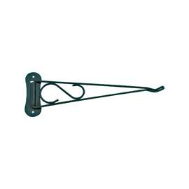Landscapers Select GB0223L Planter Bracket, 10-3/8 L, Steel, Forest Green, Wall Mount Mounting