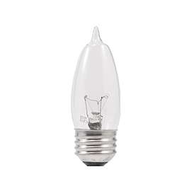 SYLVANIA 13332 Incandescent Light Bulb, 40 W, B10 Lamp, Medium E26