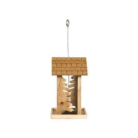 Perky-Pet 50174 Pinery Wild Bird Feeder, 4 lb Seed, Fir Wood