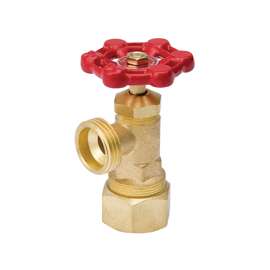 B & K ProLine 102-034 Boiler Drain Valve, 3/4 in Compression x Hose, Brass