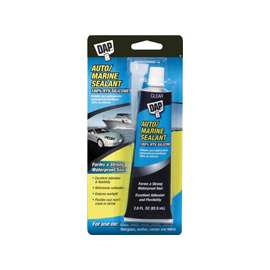 DAP 7079800756 Auto/Marine Sealant, Clear, 2.8 oz Tube