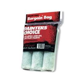 WOOSTER R728-9 Paint Roller Cover, 3/8 in Thick Nap, 9 in L, Knit Fabric Cover, Mint Green