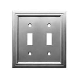 Amerelle 94TTN Toggle Wallplate, Metal