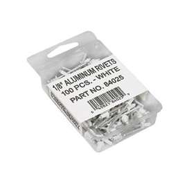 Amerimax 84025 Gutter Rivet, 1-1/2 in L, Aluminum