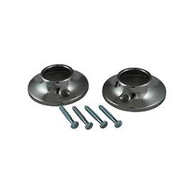 Plumb Pak PP825-21 Shower Rod Flange, Steel, Chrome