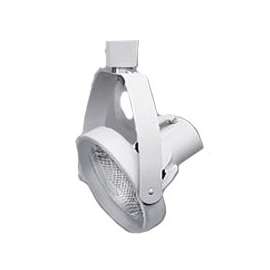 Halo LZR000330P Gimbal Ring Track Light, Black/White, Satin