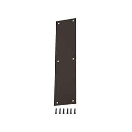 ProSource 32238ORB-PS Push Plate, Aluminum, Oil-Rubbed Bronze, 15 in L, 3-1/2 in W, 0.8 mm Thick