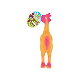 RUFFIN'IT 80528-2 Dog Toy, S, Chicken, Rubber