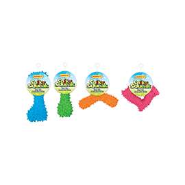 RUFFIN'IT 80518-AST Dog Toy, Chew Toy, Spiky, Latex, Assorted