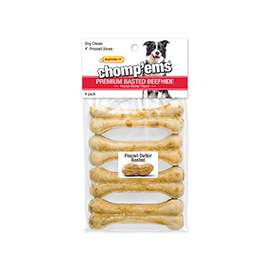 RUFFIN'IT 05110 Pressed Dog Bone, Peanut Butter