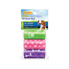 BAG DOG WASTE REFILL 45CT/3RLL