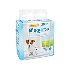 RUFFIN'IT Lil' Squirts 82030 Dog Training Pad, 22 in L, 21 in W, Cotton/Plastic