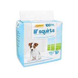 RUFFIN'IT Lil' Squirts 82100 Dog Training Pad, 22 in L, 21 in W