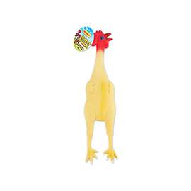 RUFFIN'IT 80527-2 Dog Toy, L, Chicken, Rubber