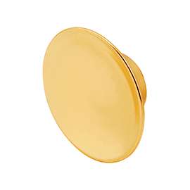 Prime-Line N 6755 Door Knob, Steel, Brass