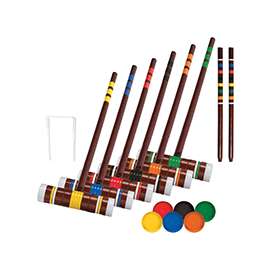 Franklin Sports 50201 Croquet Set, Wood Mallet