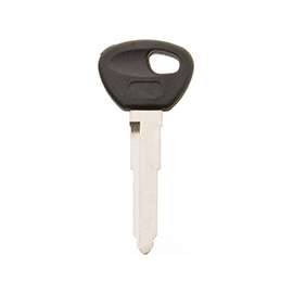 HY-KO 18MAZ100 Chip key Blank, Brass, Nickel, For: Mazda Vehicle Locks