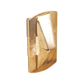 Defender Security U 9938 Window Flip Lock, Steel, Brass