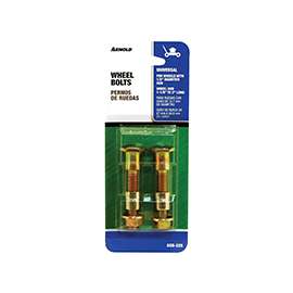 ARNOLD ASB-225 Wheel Bolt, Universal, Steel, For: Wheels with 1/2 in Dia Bore and Hub Width From 1-1/8 to 2 in Long