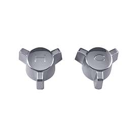 Danco 88797 Canopy, Large Windsor, Universal, Vise Grip Faucet Handle, Zinc, Chrome