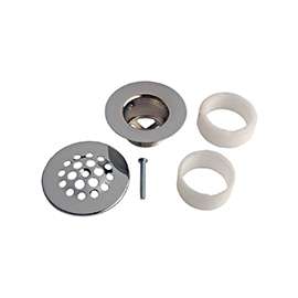 Danco 88795 Strainer Tub Drain, Brass, Chrome, For: Most Tub Drain Sizes