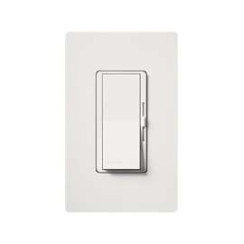Lutron Diva DVWCL-153PH-WH C.L Dimmer with Wallplate, 1.25 A, 120 V, 150 W, CFL, Halogen, Incandescent, LED Lamp