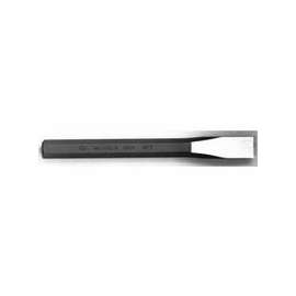 Cold Chisels, 5 in Long, 1/4 in Cut, Black Oxide, 12 per box