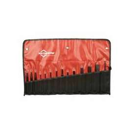14 Pc. Punch & Chisel Kits, Pointed/Round, English