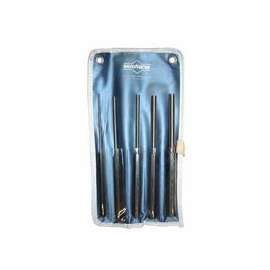 5 Pc. Extra Long Pin Punch Kits, Round, English, Pouch