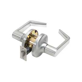 Tell Manufacturing CL100013 Lever Set, Steel, Satin Chrome