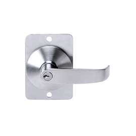 Tell Manufacturing EX100005 Entry Lever Trim, Satin