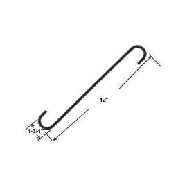 Landscapers Select GB0133L Extender S-Hook, 12 in H, Steel, White, Hanging Mounting